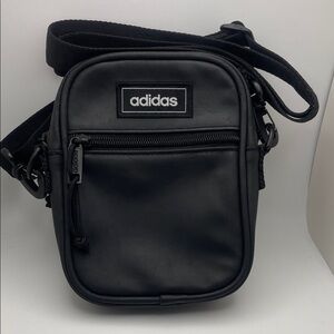Adidas Black Messenger Bag for Men